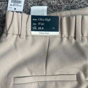 Abercrombie & Fitch Curve Love Pants in Light Tan